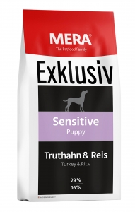 Exklusiv Sensitive Puppy su kalakutiena ir ryžiais